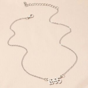 3/$30 🤍 Established “1995” Necklace